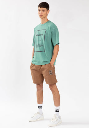 IRRIDESCENT T-SHIRT WASHED PINE