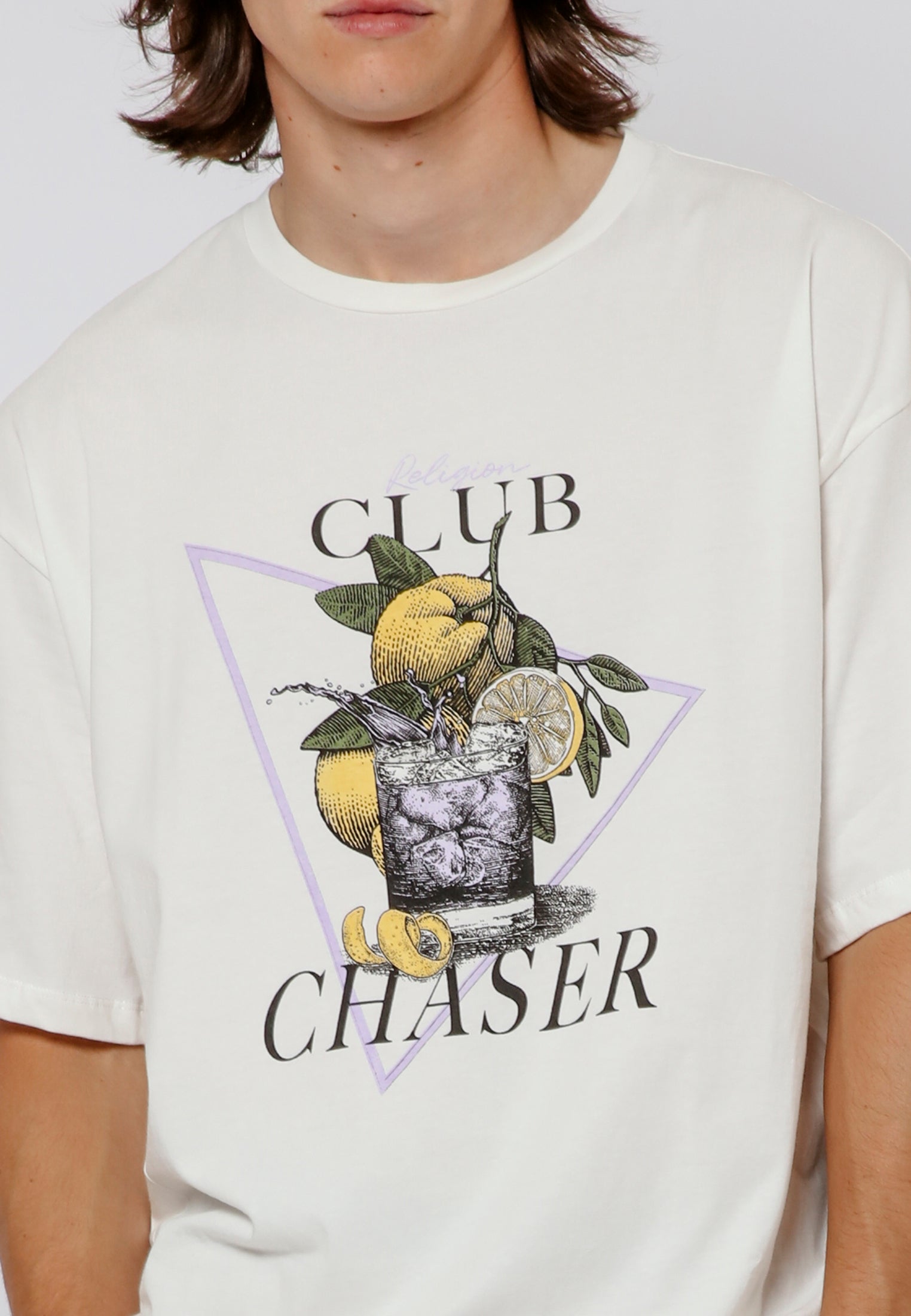 CLUB CHASER T-SHIRT OFF WHITE