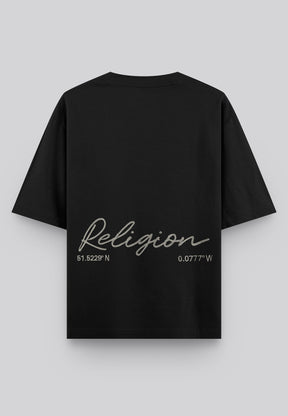 EMBROIDERED RELAXED T-SHIRT BLACK