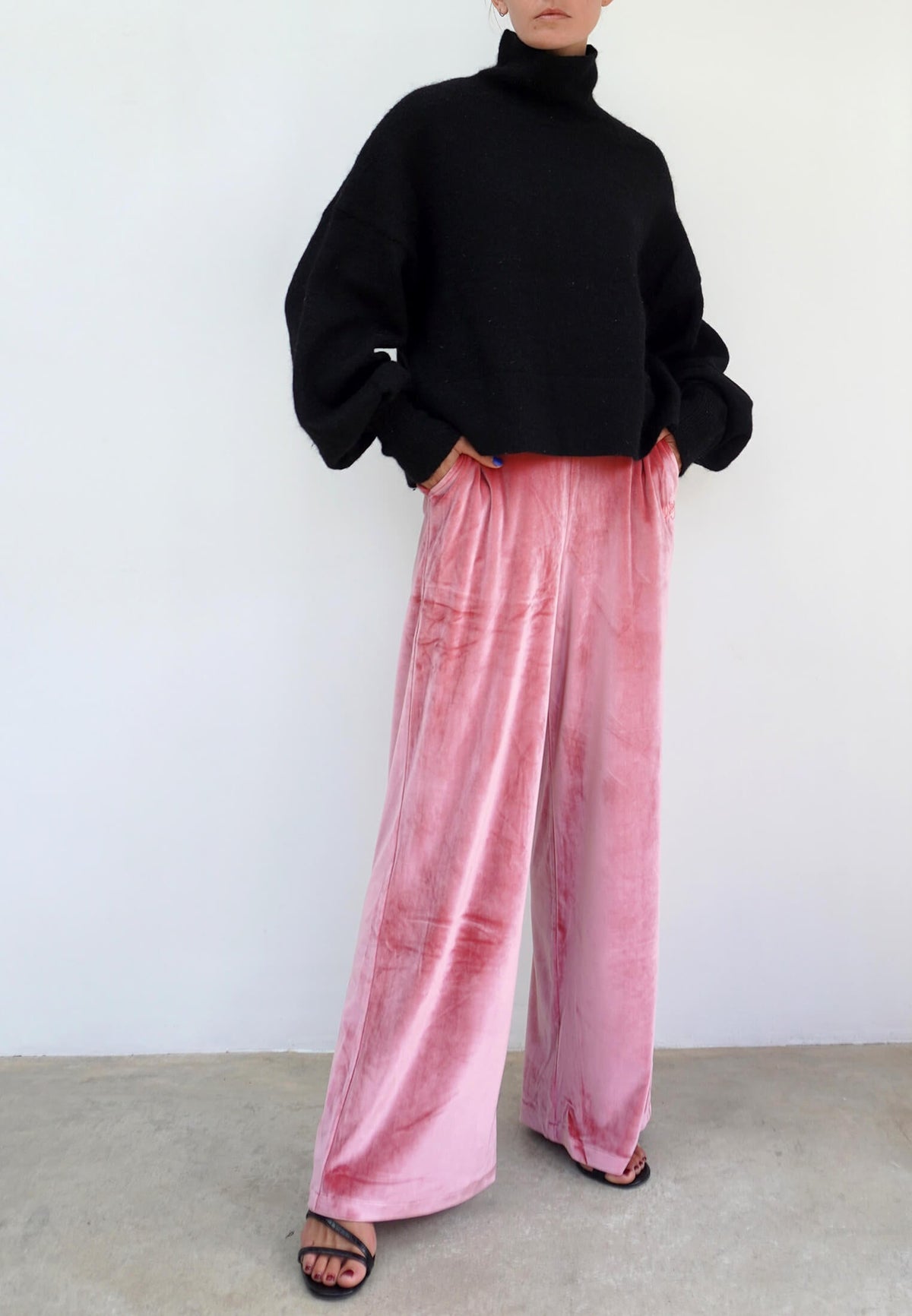 ABSOLUTE TROUSERS DUSTY PINK