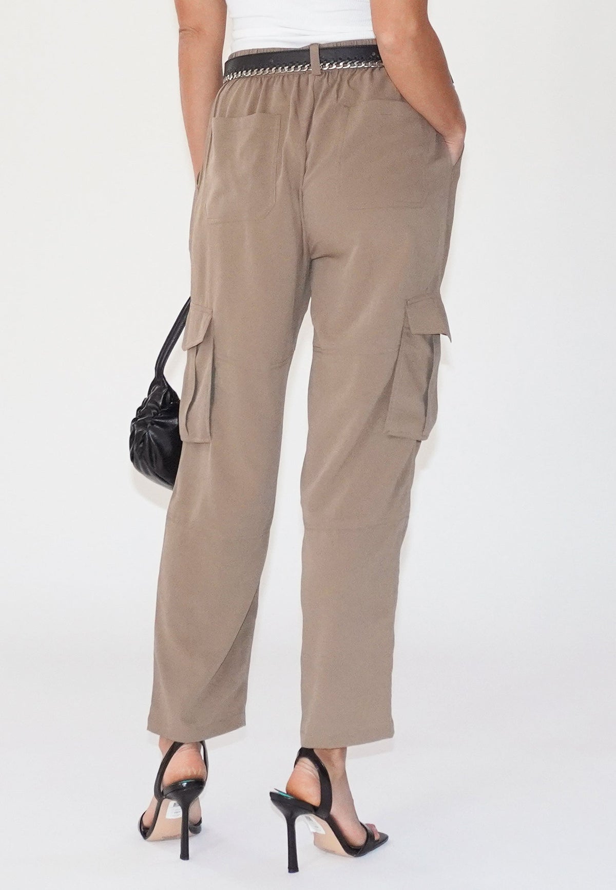 RAY BROWN CARGO TROUSERS